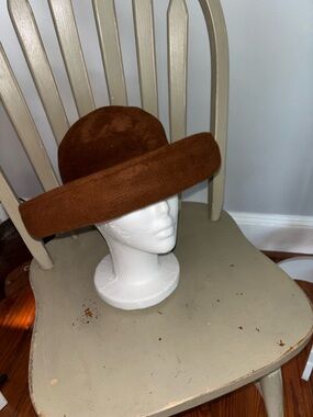 Eric Javits Brown Rolled-Brim Felt Hat